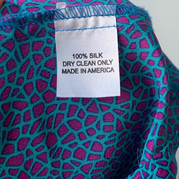 AMANDA UPRICHARD 100% Silk Joan Geometric Print Strapless Dress Size Small - Picture 7 of 7